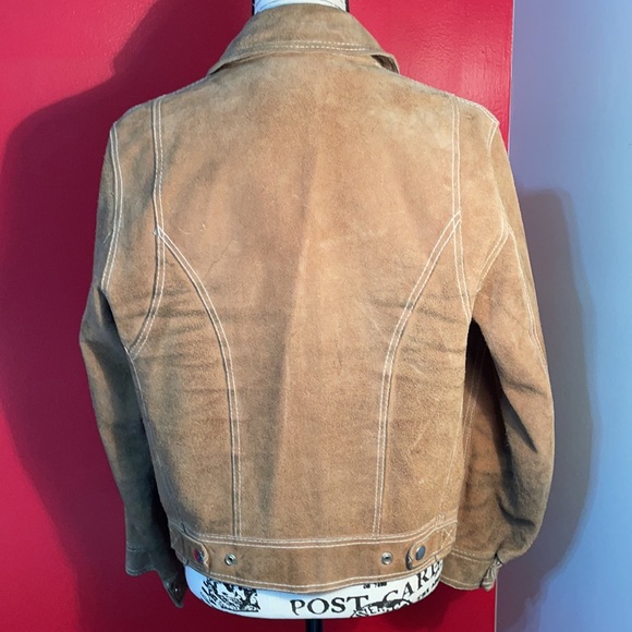 VINTAGE Leather jacket reversible S/M - Picture 3 of 13